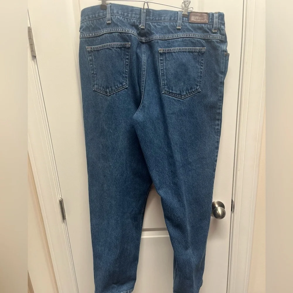 LL BEAN 250265 Mens Double L® Jeans Natural Fit Hidden Comfort Waist 38x32